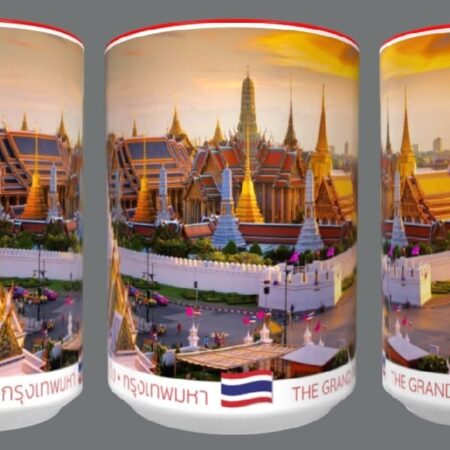 Royal Palace in Bangkok at Sunset Coffee Cup