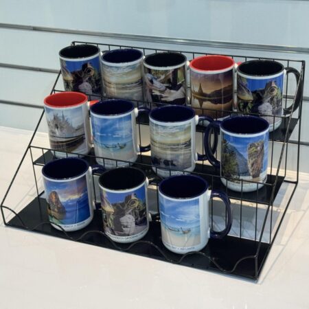 Display, Coffee Cups, 3 shelf (15 cups max)